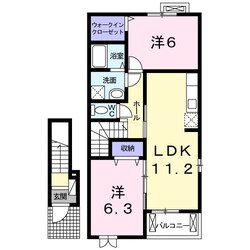 リヴィエールの物件間取画像